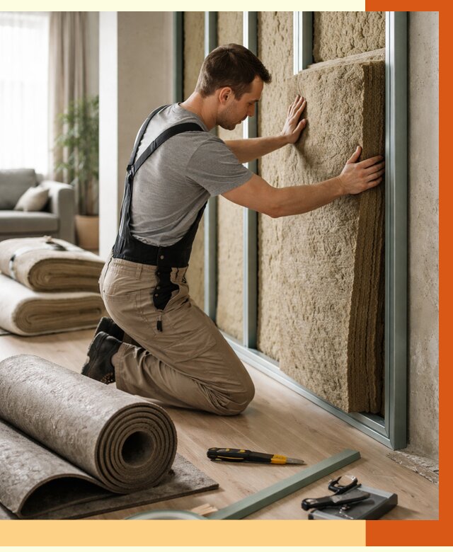 Шумоизоляция перегородок в Лобне от 1704 руб. за м2 — ТепломастерЛбн