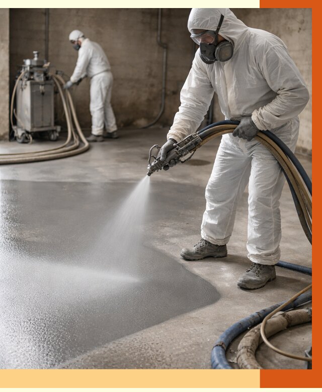 Гидроизоляция полимочевиной в Лобне от 8777 руб/м² — напыление полимерной гидроизоляции | ТепломастерЛбн