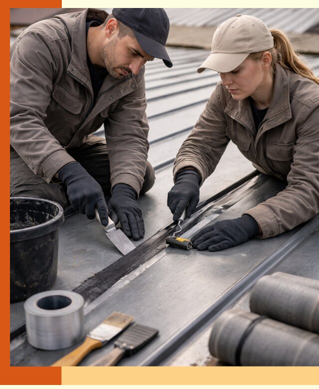 Гидроизоляция фальцевой кровли в Лобне качественно и надежно