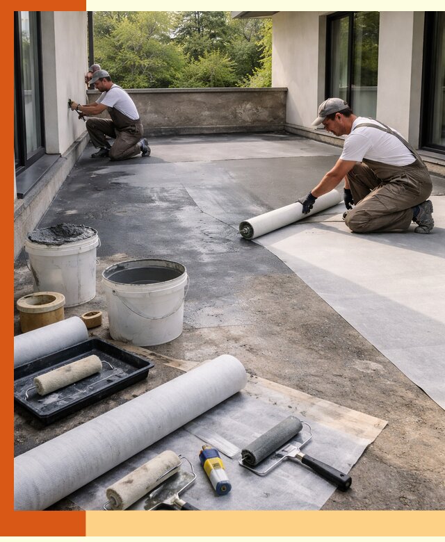 Гидроизоляция террасы в Лобне — надежная защита от влаги и протечек