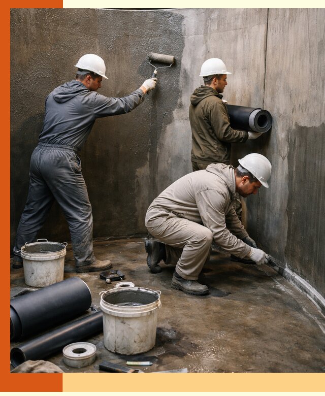 Гидроизоляция резервуара профессионально в Лобне