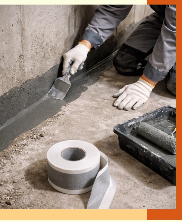 Гидроизоляция швов и герметизация стыков в Лобне от 1291 руб. | ТепломастерЛбн