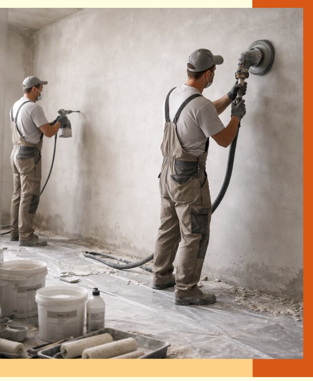 Подготовка поверхности под напыление в Лобне от 1239 руб. — ТепломастерЛбн