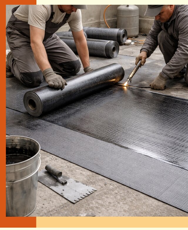 Монтаж гидроизоляционной мембраны в Лобне для зданий и конструкций