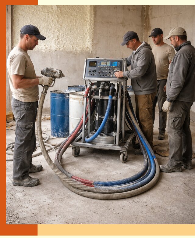 Аренда установки для напыления ППУ в Лобне на выгодных условиях